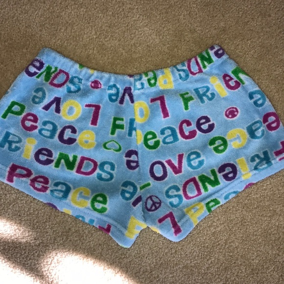 Girls fuzzy pajama shorts - Picture 1 of 3